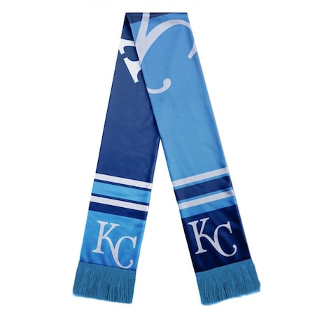 Forever Collectibles Kansas City Royals Scarf Colorblock Big Logo Design 9141896857